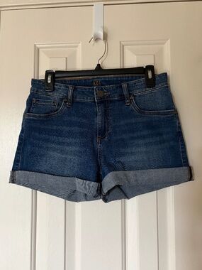 Kut From The Cloth Size 6 Gidget Roll Cuff Jean Shorts